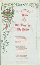 08x147.6 - Nellie. Will Thou be My Bride?, Valentines from Winterthur's Magnus Collection